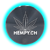 Hempy Aluminium Grinder Black 2 Parts 50mm