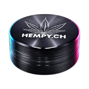 Hempy Aluminium Grinder Black 2 Parts 50mm