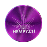 Hempy Aluminium Grinder Purple 2 Parts 50mm