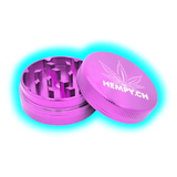 Hempy Aluminium Grinder Purple 2 Parts 50mm