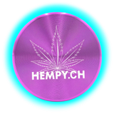 Hempy Aluminium Grinder Purple 2 Parts 50mm