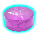 Hempy Aluminium Grinder Purple 2 Parts 50mm