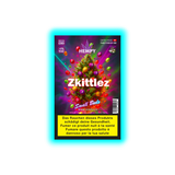 Verpackung mit der Aufschrift 'Hempy Zkittlez Small Buds' und Warnhinweis zum Gesundheitsschaden durch Rauchen in Deutsch, Französisch und Italienisch