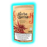 Herba di Berna: 45g Strawberry Limited Edition. Großpackung mit dreisprachigen Warnhinweisen zur Schädlichkeit des Rauchens