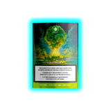 Misch PLUTONIUM CBD-Blüten (25%). Verpackung mit atomarem Pilz-Motiv, Preisangabe 19,90 und Laborwerten.