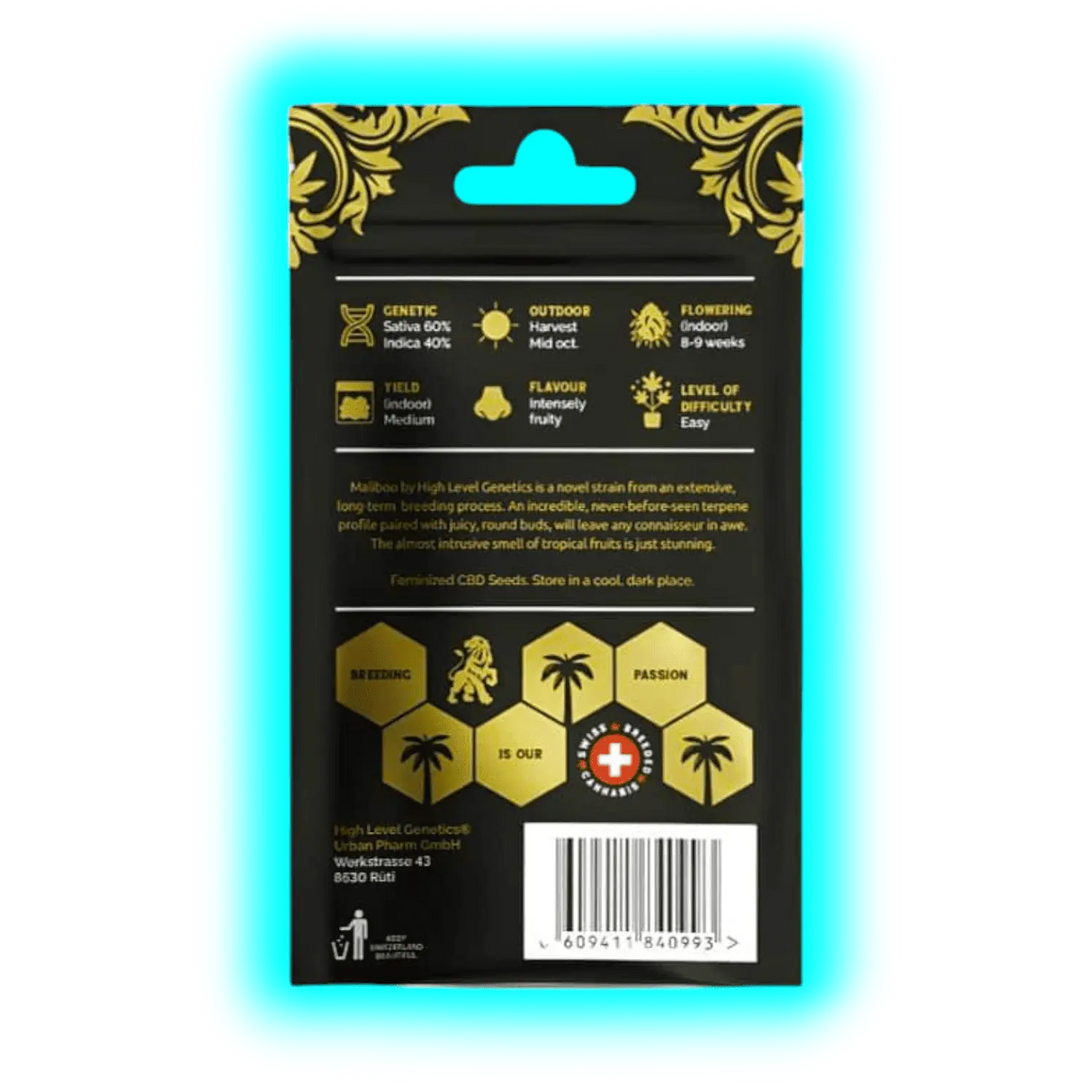 High Level Genetics Seeds Mailboo 3pcs fem