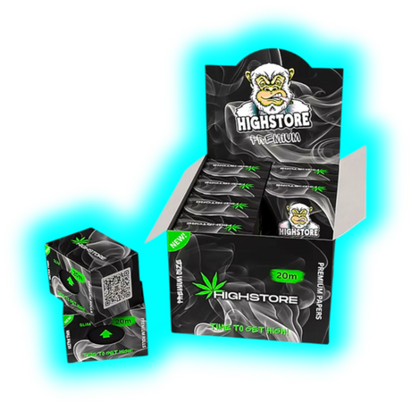 Highstore Premium Smoking Rolls 20m Box 16pcs