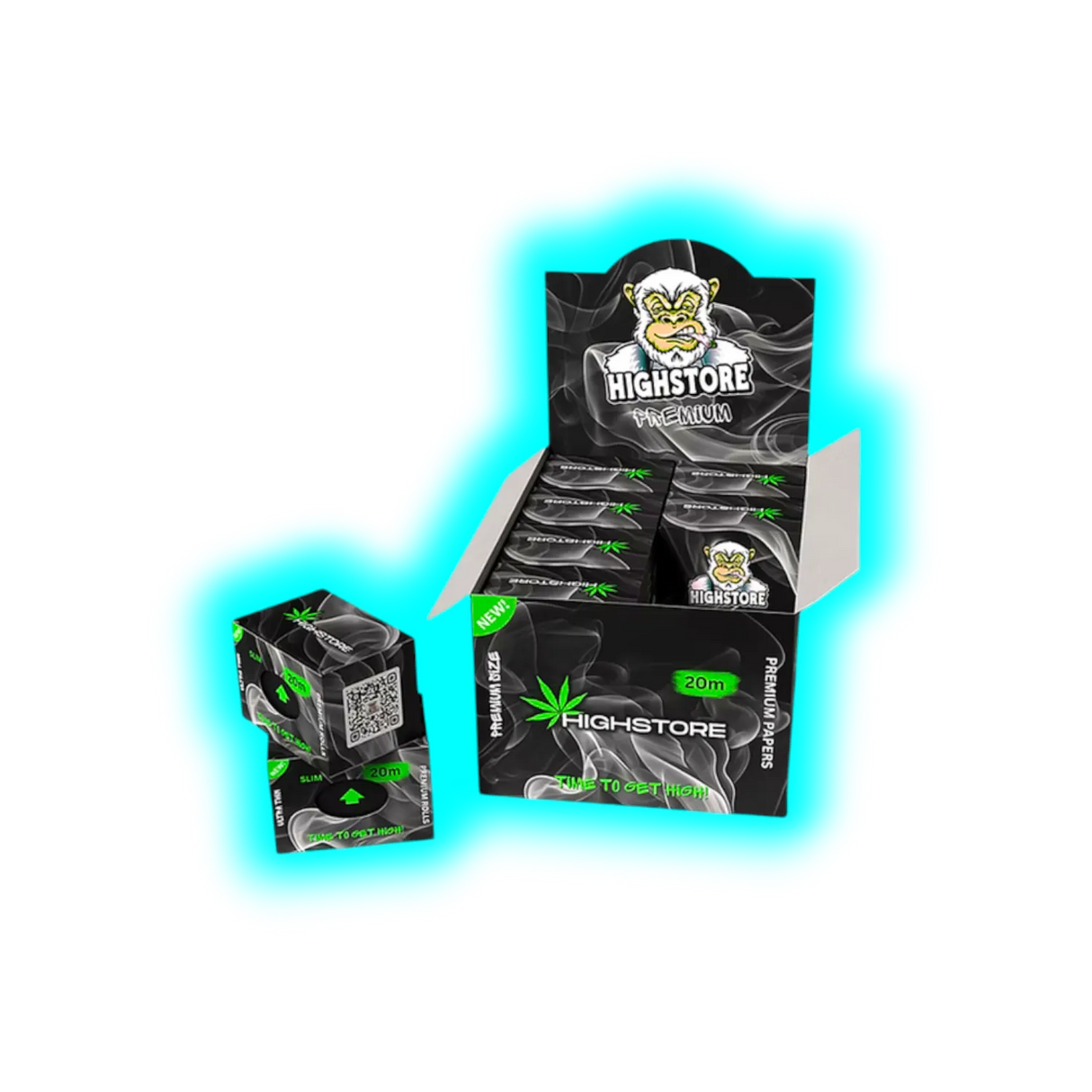 Highstore Premium Smoking Rolls 20m Box 16pcs