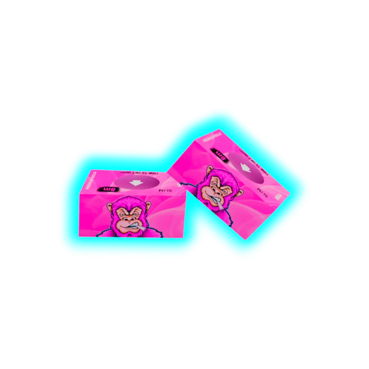 Highstore Premium Smoking Rolls 8m Pink Ultra Thin
