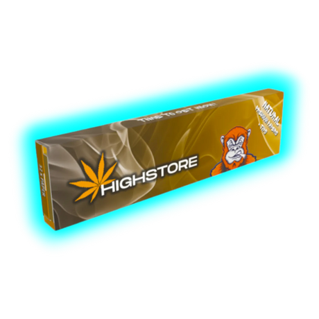 Highstore Unbleached King Size Thin Papes + Filter