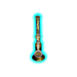 HoneyCump Bubbler Farbig Blau Gekröpft