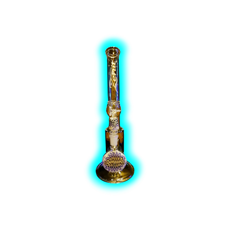 HoneyCump Bubbler Farbig Blau Gerade