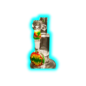 Honey Cump Bubbler Farbig Grün Gerade