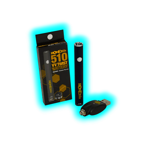 HoneyStick 'VV Twist' 510 Battery Black Silver
