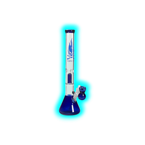 Ice Bong Perkolator Flaming Skull 50cm 5cm