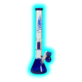 Ice Bong Perkolator Flaming Skull 50cm 5cm