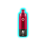 Rotes und schwarzes E-Zigaretten-Gerät mit der Aufschrift 'O PRO' und 'AI ADAPTIVE FLOW'