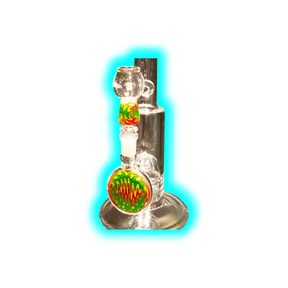 Inverted Showerhead Bubbler Farbig Grün Gerade