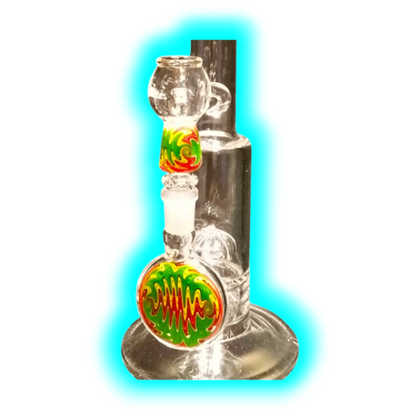 Inverted Showerhead Bubbler Farbig Grün Gerade