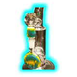 Inverted Showerhead Bubbler Farbig Orange Gekröpft