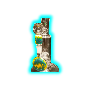 Inverted Showerhead Bubbler Farbig Orange Gerade