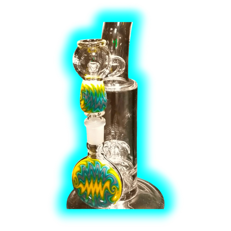 Inverted Showerhead Bubbler Farbig Orange Gerade