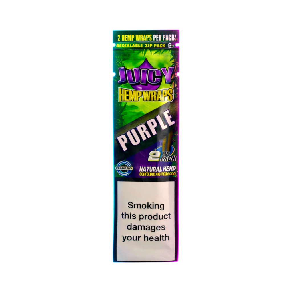 Juicy Jays Hemp Wraps Purple Waves