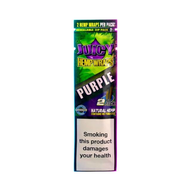 Juicy Jays Hemp Wraps Purple Waves