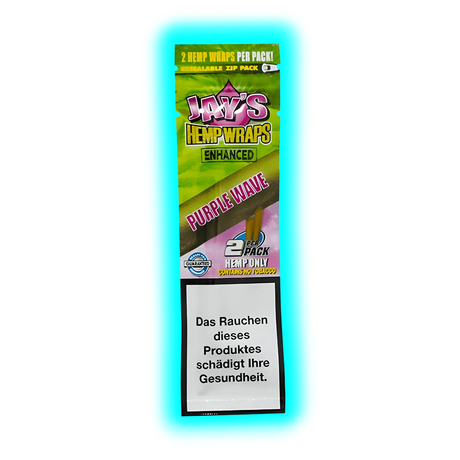Jays Hemp Wraps Purple Waves