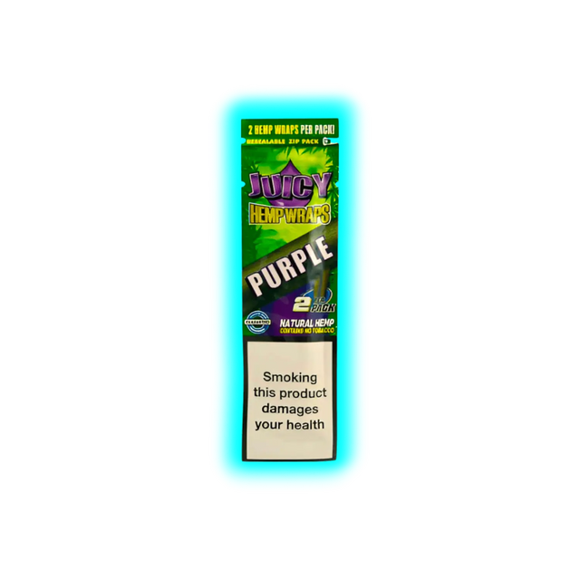 Juicy Jays Hemp Wraps Purple Waves