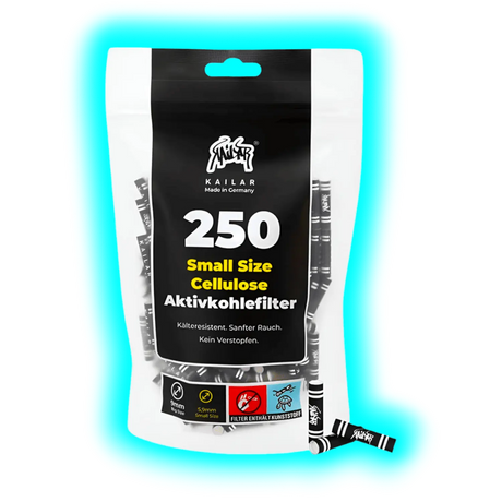 Kailar Aktivkohlefilter 5.9mm Black 250pcs