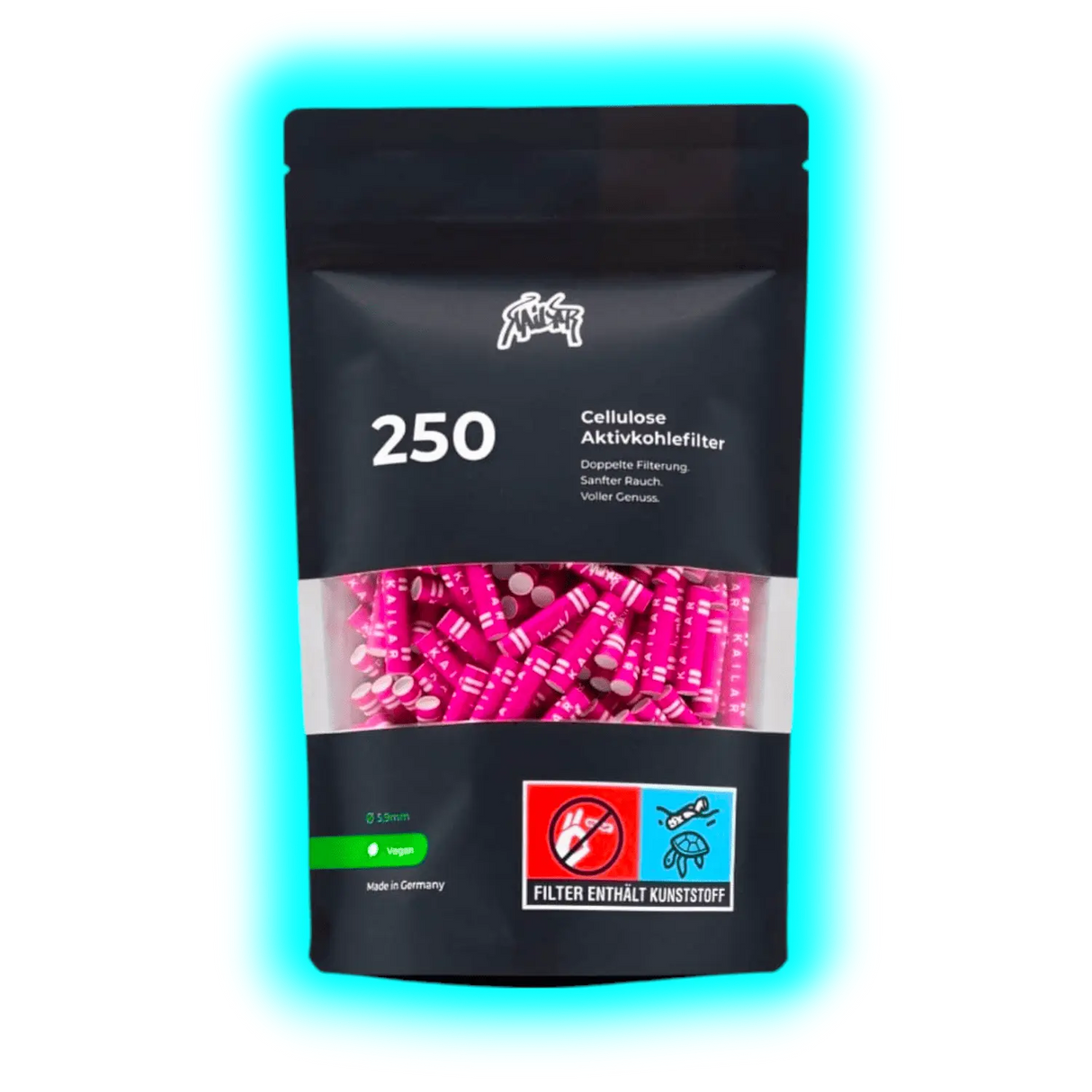 Kailar Aktivkohlefilter 5.9mm Pink 250pcs