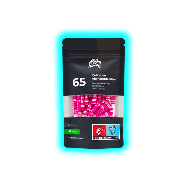 Kailar Aktivkohlefilter 5.9mm Pink 65pcs