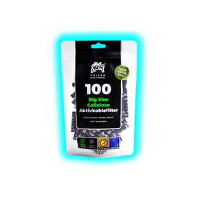 Kailar Aktivkohlefilter 9mm Black White 100pcs