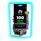Kailar Aktivkohlefilter 9mm Black White 100pcs