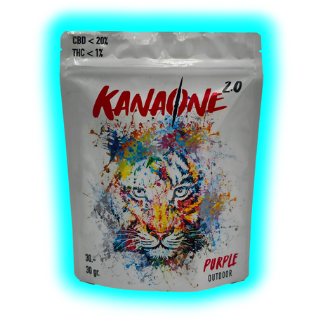 Verpackung mit farbiger Tigerillustration 