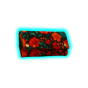 Kavatza Tabaktasche Cork TPC48-CR Flower Dream on Black Deluxe