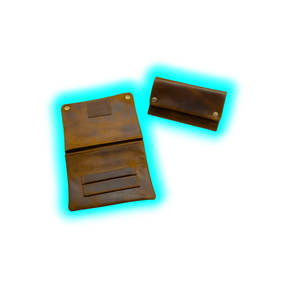 Kavatza Tabaktasche TP05-CR Buckaroo Deluxe Vegi Tanned Natural Cowhide Brown