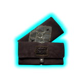 Kavatza Tabaktasche TP08 Suede Cowhide With Patchwork Earth Brown