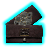 Kavatza Tabaktasche TP08 Suede Cowhide With Patchwork Earth Brown