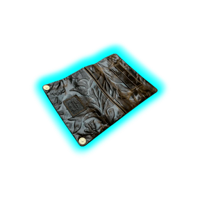 Kavatza Tabaktasche TP18 Lady Cowhide Embassed Flower Pattern Dark Brown