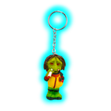 Keychane Stoned In Space Alien Rasta Polyresin