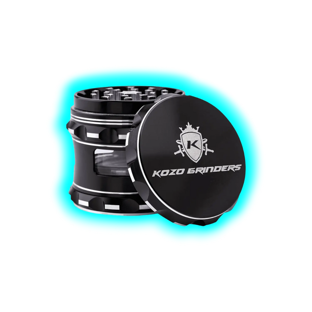 KOZO Grinder Black 4 Parts 62mm