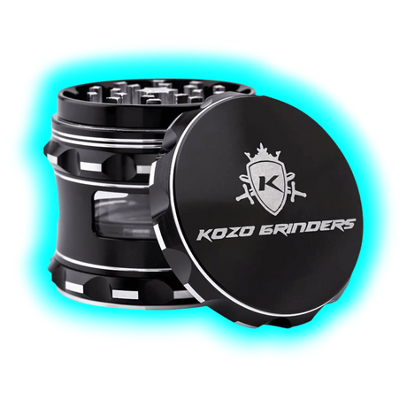 KOZO Grinder Black 4 Parts 62mm