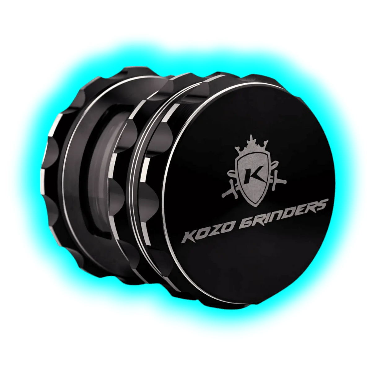 KOZO Grinder Black 4 Parts 62mm
