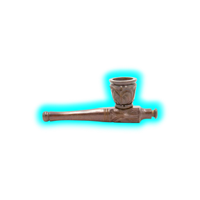 Kulu Carved Shotgun Pipe, Screwable 10.5 cm