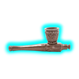 Kulu Carved Shotgun Pipe, Screwable 10.5 cm