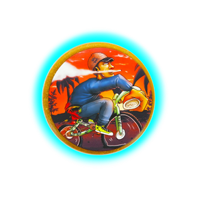 Kush Bong Bike Hemp Grinder 3 Part 50mm Brown