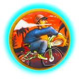 Kush Bong Bike Hemp Grinder 3 Part 50mm Brown