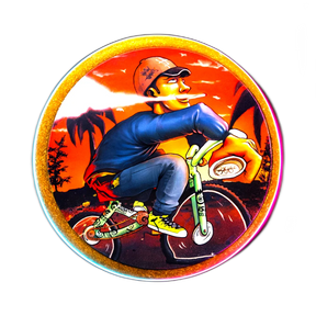 Kush Bong Bike Hemp Grinder 3 Part 50mm Brown